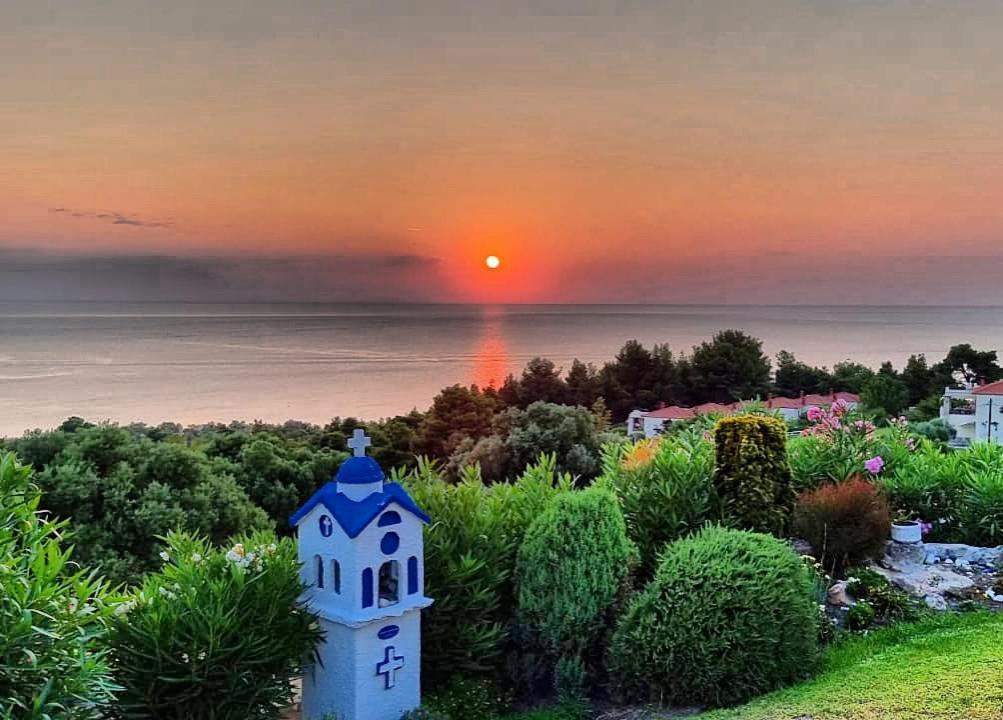 Aegean Pearl Villa Possidi Buitenkant foto